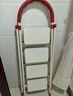 杜邦（DU PONT）梯子家用人字梯室內折疊加粗加厚多功能登高安全扶梯紅白5步 曬單實(shí)拍圖