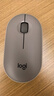 羅技（Logitech）LOGITECH PEBBLE 無(wú)線(xiàn)藍牙鼠標 靜音鼠標 辦公鵝卵石造型 輕薄便攜 時(shí)尚小巧 煙云灰 曬單實(shí)拍圖
