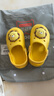 牧童兒童拖鞋夏男寶寶洞洞鞋軟底女童卡通洗澡嬰幼兒家居鞋奶獅黃160 曬單實(shí)拍圖