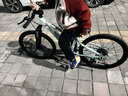 途銳達兒童山地自行車(chē)8-12歲大童男女孩變速單車(chē)小學(xué)生24寸雙碟剎腳踏車(chē) MTS050【遠山青】 24寸【7速】 曬單實(shí)拍圖