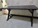 一棵檸檬電腦桌電競桌臺式家用電競游戲桌家用書(shū)桌辦公書(shū)桌簡(jiǎn)約書(shū)房寫(xiě)字桌 黑色碳纖維加厚18mm實(shí)木生態(tài)環(huán)保桌面 140*75*75cm【二段分板】 曬單實(shí)拍圖