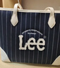 Lee條紋復古托特包大容量單肩包撞色腋下包【春尚新】送女友老婆禮物 曬單實(shí)拍圖
