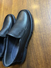 奧康（Aokang）官方春秋季流行商務(wù)休閑皮鞋男士舒適百搭一腳蹬鞋子男黑41碼 曬單實(shí)拍圖