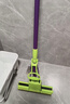妙潔膠棉拖把27cm桿長(cháng)120共2頭滾輪式懶人家用一拖凈免手洗海綿吸水 曬單實(shí)拍圖
