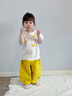 幼歌（YOUGE）夏季新品嬰幼兒撞色卡通水果圓領(lǐng)短袖百搭T 快樂(lè )香蕉 （66-80肩開(kāi)扣） 90 cm 曬單實(shí)拍圖