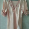莫代爾女神節冰絲睡衣女夏2026新款睡裙薄款寬松大碼性感氣質(zhì)短袖家居服 淺杏色 XL 適合115-130斤 曬單實(shí)拍圖