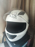 永久電動(dòng)車(chē)頭盔3C認證新國標A類(lèi)秋冬保暖男女士騎行摩托車(chē)全盔四季安全帽801亮白小熊【高清防霧鏡片】 曬單實(shí)拍圖