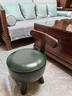 林家小子實(shí)木小凳子家用換鞋凳客廳沙發(fā)凳小板凳臥室小椅子靠背茶幾矮凳子 可旋轉靠背凳-實(shí)木凳腿+油蠟皮 曬單實(shí)拍圖