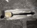 Creative art洗澡刷子搓背刷洗澡神器軟毛長(cháng)柄沐浴刷搓澡刷搓澡神器搓澡巾 【加長(cháng)手柄】搓背洗澡刷子-黑色 海豚搓澡刷 曬單實(shí)拍圖