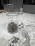 富光雙層玻璃杯商務(wù)泡茶杯子大容量耐熱辦公水杯過(guò)濾帶把銀色320ml 曬單實(shí)拍圖