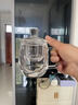原礦東海水晶高端把手高檔茶器茶杯加厚原石手工老板帶蓋茶漏水杯 300ml純凈帶茶漏款 曬單實(shí)拍圖