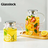 GLASSLOCK耐熱玻璃冷水壺高硼硅家用大容量涼白開(kāi)水壺泡茶果汁壺1800ml 曬單實(shí)拍圖