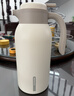 九陽(yáng)（Joyoung）保溫壺家用304不銹鋼內膽保溫水壺家居暖水瓶戶(hù)外大容量2LWF201白 曬單實(shí)拍圖