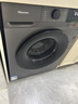 海信（Hisense）全自動(dòng)滾筒單洗洗衣機 10KG超薄高洗凈比一級能效小型出租家用WF100A0Q以舊換新家電補貼 京東自營(yíng) 曬單實(shí)拍圖