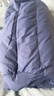 啄木鳥(niǎo)正品女裝羽絨棉服寬松顯瘦棉襖短款春秋新款輕薄連帽大碼棉衣外套 霧藍色 2XL 126-135斤 曬單實(shí)拍圖