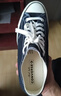 匡威（Converse）1970S男鞋女鞋帆布鞋季情侶經(jīng)典低幫休閑鞋運動(dòng)鞋多巴胺板鞋 黑色低幫162058C 37.5 曬單實(shí)拍圖