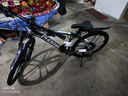 鳳凰（Phoenix） 山地自行車(chē)成年人男士女士學(xué)生變速減震油剎線(xiàn)剎山地車(chē)自行車(chē) 黑白/十刀輪/鋁合金車(chē)架/藍圖 26寸（身高160-180左右） 27速數字指撥/默認線(xiàn)碟可改油碟 曬單實(shí)拍圖