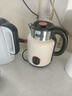 正品燒水壺家用耐用節能大容量雙層安全防燙電熱水壺燒水杯 1L 杯刷 曬單實(shí)拍圖