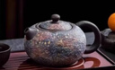 家弗日式巖礦茶壺林培福純手工鐵胎泡茶器家用功夫茶具創(chuàng  )意球孔單壺 西施壺 180ml 曬單實(shí)拍圖