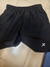 特步（XTEP） 運動(dòng)褲短褲男褲子夏季男士休閑中褲跑步服黑色速干短褲五分褲男 黑色-（梭織薄款） 推薦 L /175【現貨速發(fā)】 曬單實(shí)拍圖
