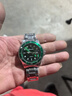 卡慕迪2024新款瑞士名表水鬼綠水怪全自動(dòng)機芯男士夜光防水手表旋轉外圈 銀鋼帶綠面水鬼 曬單實(shí)拍圖