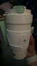 杯具熊（BEDDYBEAR）雙飲咖啡保溫杯帶吸管水杯高顏值禮品杯便攜車(chē)載杯子500ml花間綠 曬單實(shí)拍圖