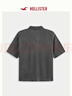 HOLLISTER美式25夏季街頭百搭短袖POLO衫T恤男裝324-5455 黑色 S (175/92A) 曬單實(shí)拍圖