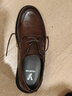意爾康皮鞋男軟底舒適商務(wù)休閑鞋春秋圓頭系帶新款 53429W 棕色 41 曬單實(shí)拍圖