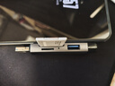 紐曼 DK603多功能擴展塢6合一高速讀卡器支持SD/TF行車(chē)記錄儀存儲內存卡USB轉接分接器灰色 曬單實(shí)拍圖