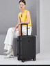 地平線(xiàn)8號（LEVEL8）行李箱密碼拉桿箱男女托運大容量萬(wàn)向輪學(xué)生旅行者PC箱 24英寸灰 曬單實(shí)拍圖