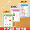 數感啟蒙訓練卡認識數字+數量形狀+數字運算（全3冊）數學(xué)思維訓練卡幼兒園學(xué)前數學(xué)啟蒙益智玩具數學(xué)游戲卡 附贈可擦筆附帶答案  曬單實(shí)拍圖