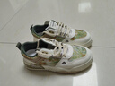 李寧熱斷碼女童鞋秋季2026年新款兒童運動(dòng)鞋女孩軟底休閑板鞋潮流學(xué) 米綠 38 曬單實(shí)拍圖
