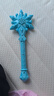 元族魔法棒兒童生日禮物玩具小女孩公主愛(ài)莎公主小魔仙玩具裝扮 發(fā)光冰雪魔法棒藍色 曬單實(shí)拍圖