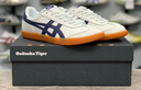 Onitsuka Tiger鬼塚虎復古德訓鞋耐磨平底男女鞋休閑板鞋百搭 TOKUTEN 淺灰色/深藍色 39 曬單實(shí)拍圖