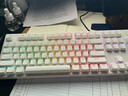 GANSS 3087TPro/3104TPro/3108TPro客制化機械鍵盤(pán)高斯三模RGB無(wú)線(xiàn)鍵盤(pán)藍牙2.4G有線(xiàn)熱插拔辦公游戲鍵盤(pán) 3104TPro白色【GASKET結構】三模RGB KTT風(fēng)信紫 曬單實(shí)拍圖