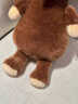 侶隨禮伴可愛(ài)臘腸狗公仔抽象邪惡小狗毛絨玩具吉娃娃玩偶送男女生生日禮物 臘腸-淺棕 40cm 曬單實(shí)拍圖