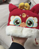 9i9嬰兒帽子寶寶帽子春秋加厚保暖新年紅色過(guò)年兒童周歲約5-18個(gè)月 曬單實(shí)拍圖