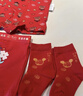 貓人兒童本命年內褲馬年男童女童大紅內褲中大童寶寶純棉抑菌圣誕褲衩 男童福氣滿(mǎn)滿(mǎn)  2雙襪子+ 2條 內褲 160 【身高建議145-155cm】 曬單實(shí)拍圖