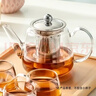 憶壺茶（YIHUTEA）茶壺玻璃泡茶壺耐高溫煮茶壺加厚燒水茶具帶過(guò)濾茶水壺杯子大容量 時(shí)光壺單壺900ml 曬單實(shí)拍圖