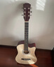 相思鳥(niǎo) 民謠吉他38寸初學(xué)者入門(mén)男女吉他樂(lè )器 亮光原木色 曬單實(shí)拍圖