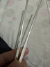品銀居足銀999純銀筷子食用級熟銀家用高檔銀筷子銀餐具 實(shí)心可定制銀筷子可刻字-105g 曬單實(shí)拍圖