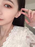 芯奢S999足銀星月耳釘女士小眾設計擰扣兒童養耳洞免摘耳骨釘耳飾純銀 S999足銀星月耳釘一對 曬單實(shí)拍圖