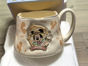 迪士尼情侶馬克杯可愛(ài)卡通禮物輕奢徽章杯高顏值女生水杯子 米奇描金徽章杯 370ML 1個(gè) 曬單實(shí)拍圖