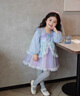 G.duck小黃鴨童裝洛麗塔公主裙女童連衣裙春秋季美人魚(yú)生日禮服蓬蓬裙女 裙子 90 建議1~2歲（80-90cm） 曬單實(shí)拍圖