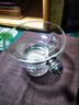 容山堂 木璃 玻璃鑲銀茶漏 大號透明茶濾托架泡茶過(guò)濾器 茶具配件 銀珠玻璃茶漏 曬單實(shí)拍圖