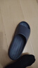 京東京造【泡泡云】踩屎感厚底輕盈防滑外穿拖鞋涼拖男士 灰色42-43 曬單實(shí)拍圖