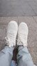 鴻星爾克板鞋男鞋春夏新款潮流厚底休閑百搭小白鞋學(xué)生運動(dòng)鞋子丨春辰 曬單實(shí)拍圖