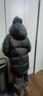 雪中飛兒童羽絨服男女童加厚新款簡(jiǎn)約冬季面包羽絨服外套黑色150 曬單實(shí)拍圖