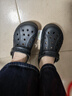 卡駱馳（CROCS）貝雅云彩女士洞洞鞋戶(hù)外休閑鞋|208186 黑色-001 35 (220mm) 曬單實(shí)拍圖