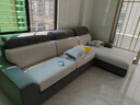 全友家居 現代簡(jiǎn)約風(fēng)仿棉麻布藝沙發(fā)客廳家用貴妃位L型轉角沙發(fā)家具 曬單實(shí)拍圖